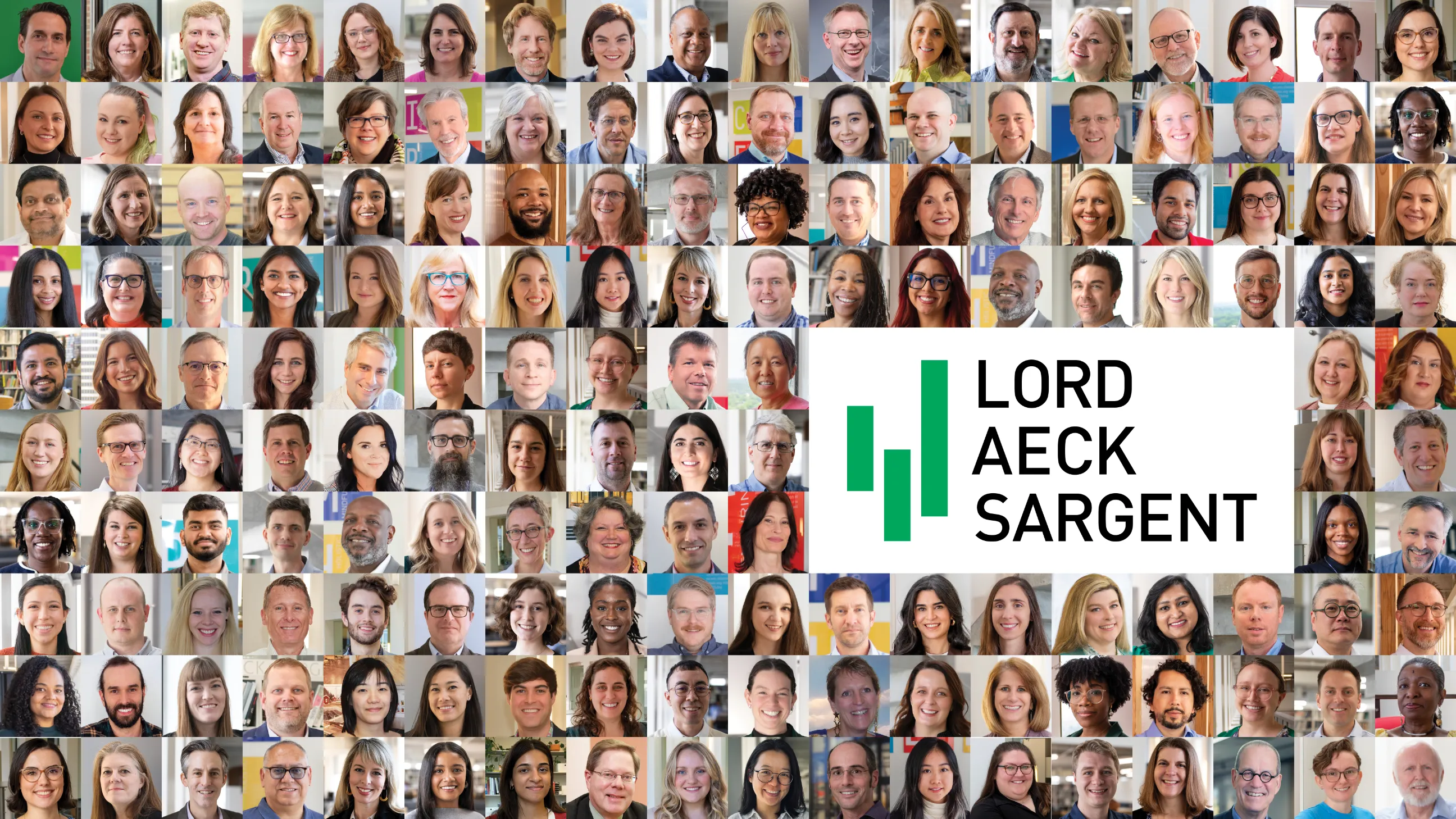 Photo collage of LAS team