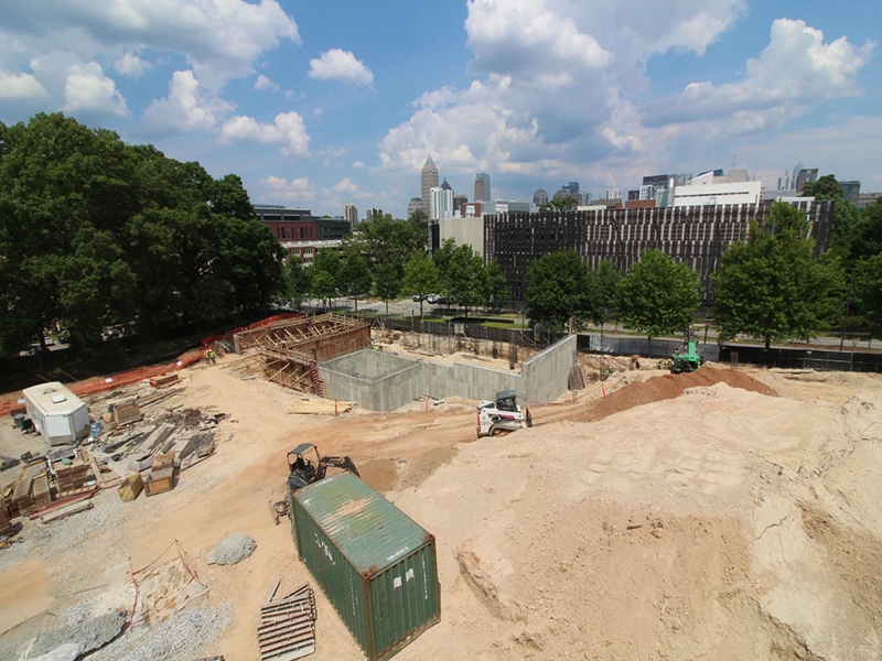 Figure 1. An image of the site from the camera at 3:05 pm on May 10, 2018.